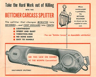 Bettcher carcass splitter