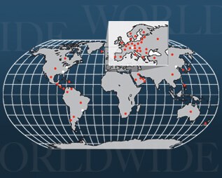 Wereldwijde vertegenwoordiging van Bettcher